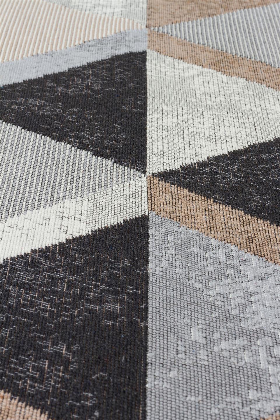 Yıkanabilir Çift Taraflı Modern Desenli Dokuma Kilim