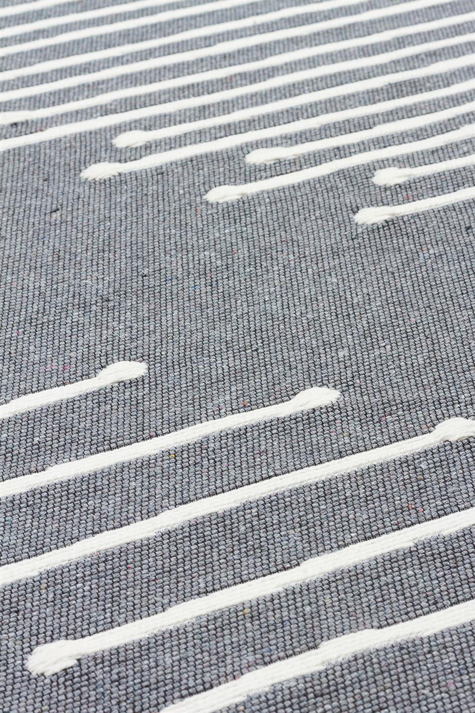 Yıkanabilir Çift Taraflı Modern Desenli Dokuma Kilim