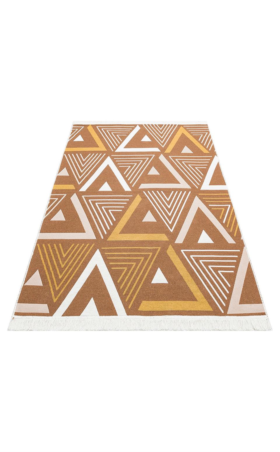 Yıkanabilir Çift Taraflı Modern Desenli Dokuma Kilim