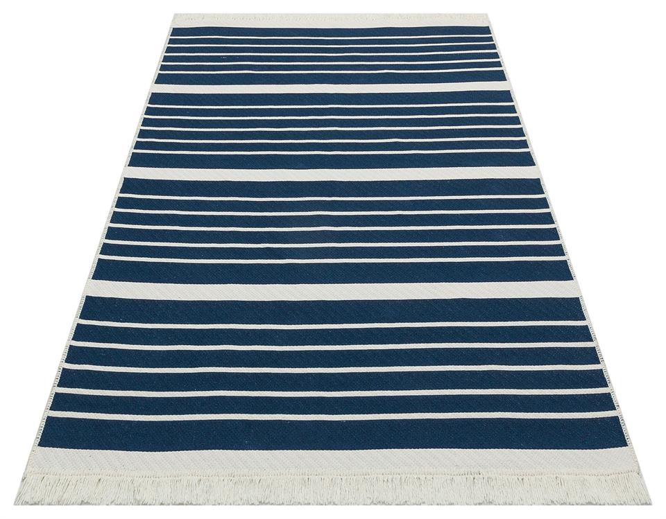 Yıkanabilir Çift Taraflı Modern Desenli Dokuma Kilim