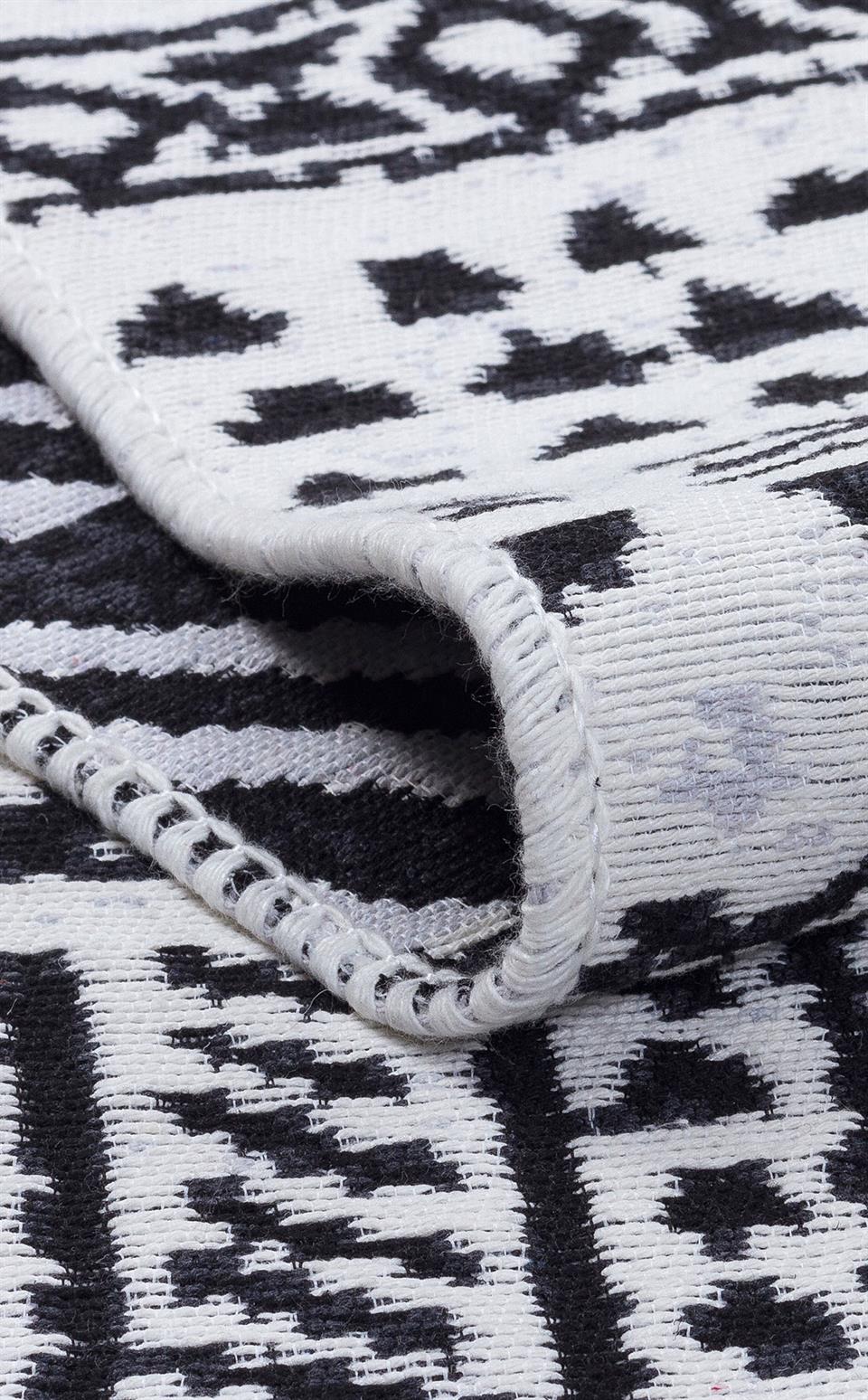 Yıkanabilir Çift Taraflı Modern Desenli Dokuma Kilim