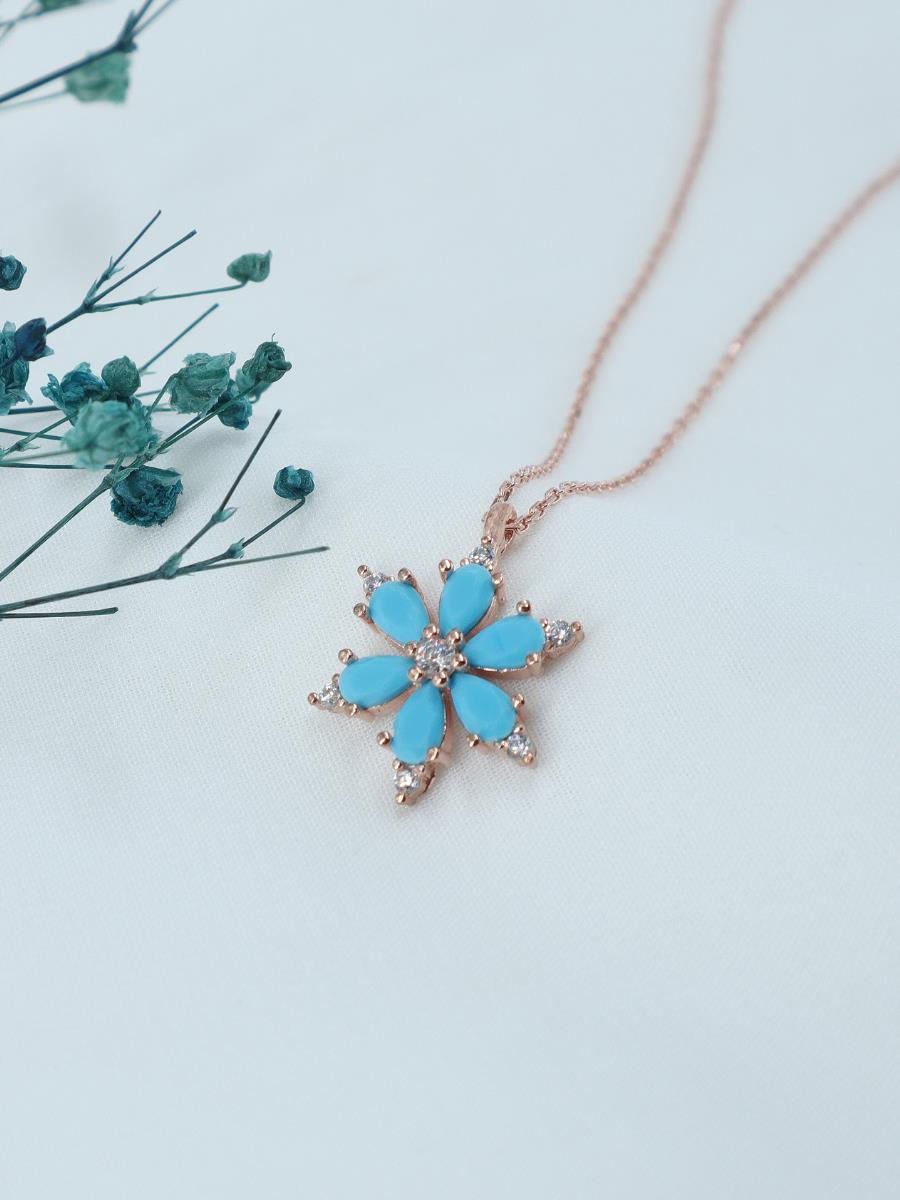 Lotus Çiçeği Kolye