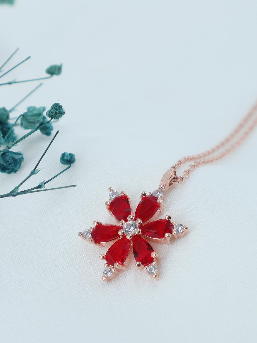 Lotus Çiçeği Kolye