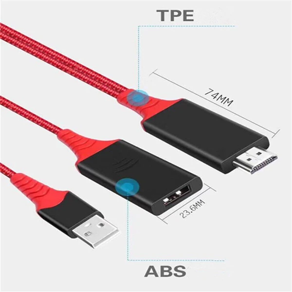 1080p Hdmi 2 İn1 Cast Telefondan Tv Wireless Dönüştürücü Adaptör-(1903)