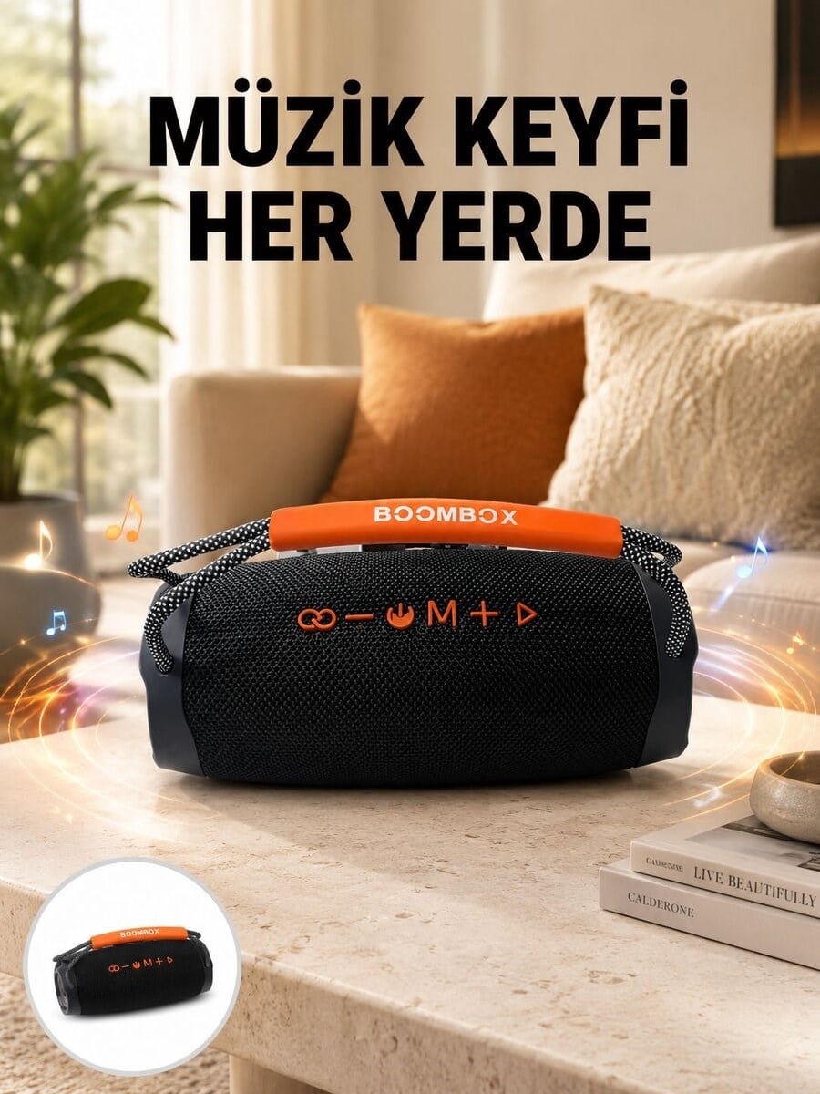 10W Çift Çıkış Güçlü Bluetooth Hoparlör Eller Serbest Yeni Nesil