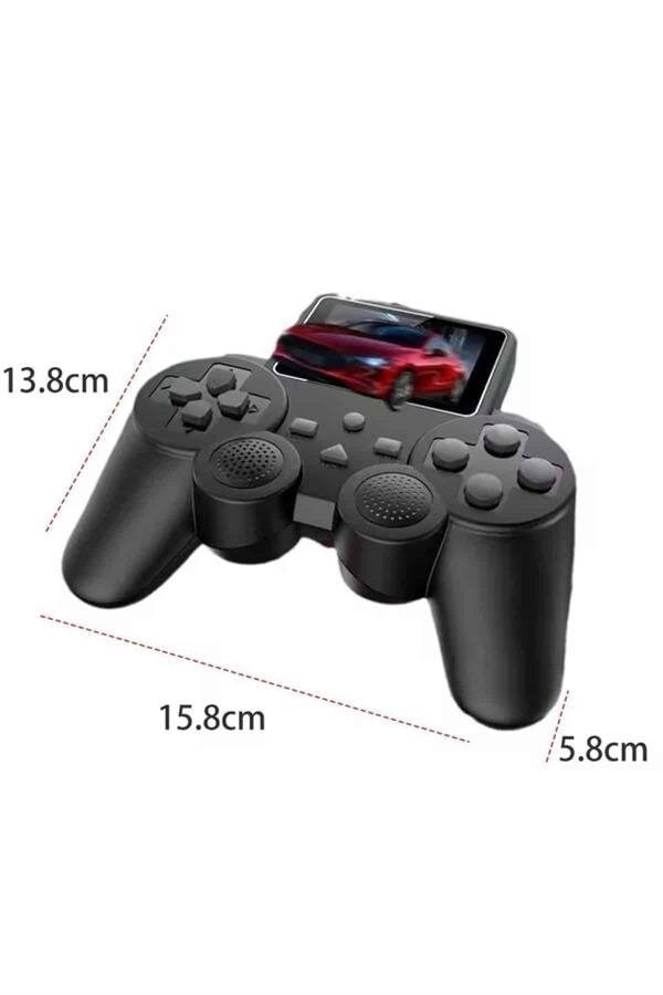 2.4 İnç Ekran 520 Oyunlu Retro Temalı Kablosuz Oyun Kolu El Atarisi