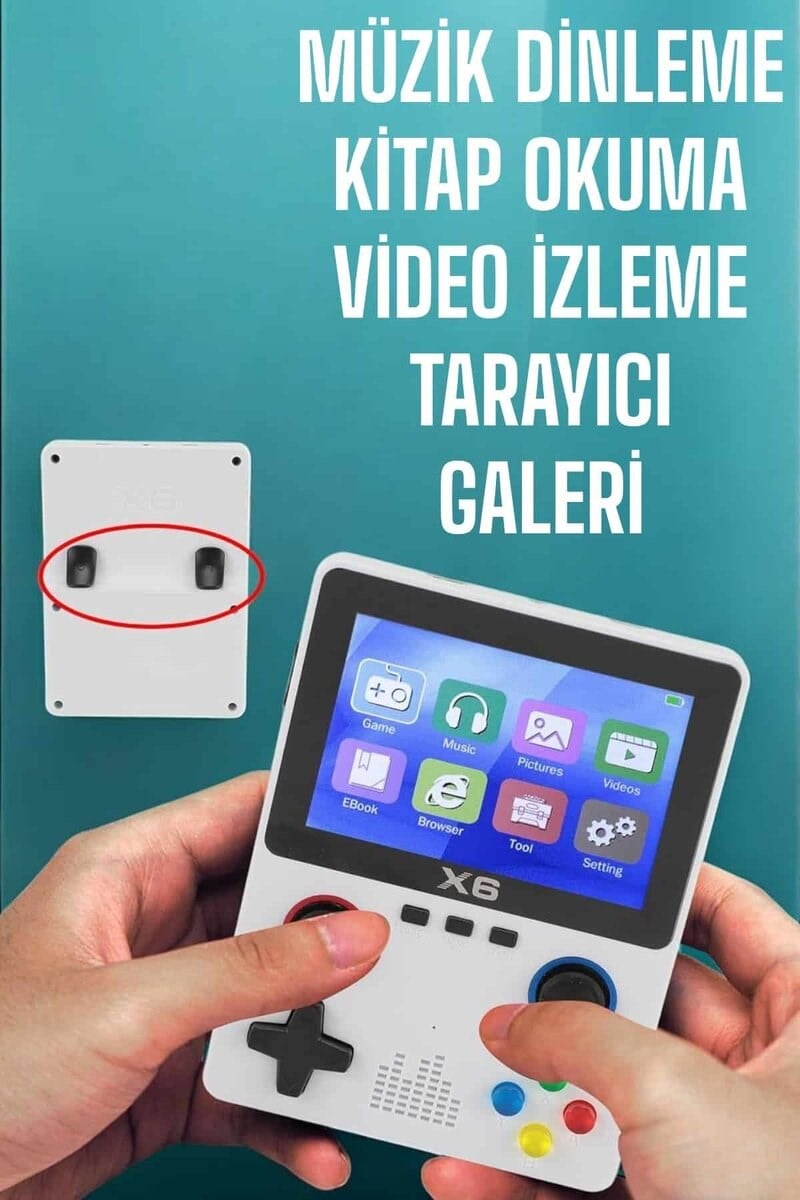 20.000 Oyunlu Retro El Konsolu Taşınabilir Oyun Cihazı