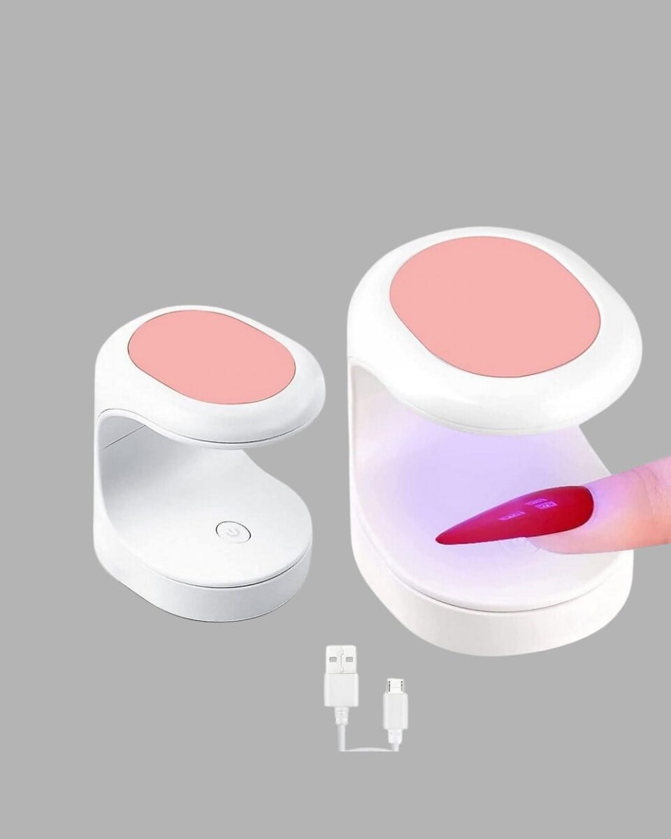 20.000 RPM Tırnak Matkabı + Mini LED Oje Kurutma Cihazı Seti Yeni Nesil