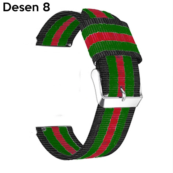 22MM Gear S3 Watch 4 -GT2 GT2E 46MM Kayış Kordon Nylon Watch 3 45MM-(1903)