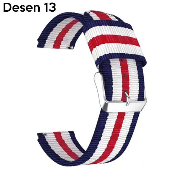 22MM Gear S3 Watch 4 -GT2 GT2E 46MM Kayış Kordon Nylon Watch 3 45MM-(1903)