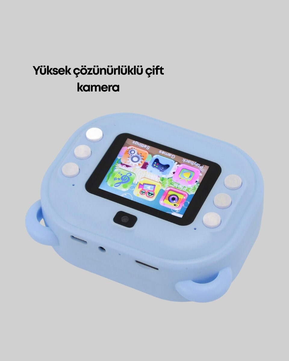24MP HD Şipşak Kamera – Termal Baskılı, Çift Lensli HD