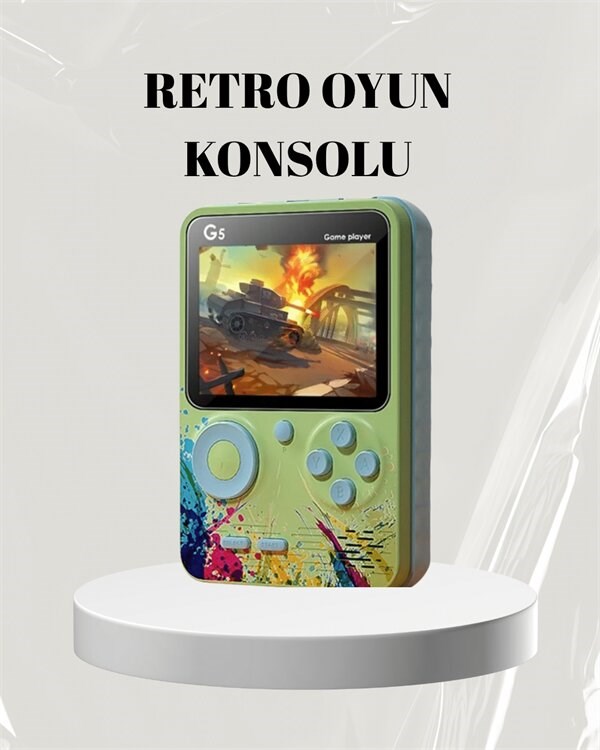 3 İnç Renkli Ekranlı Taşınabilir El Konsolu – G5 Modeli