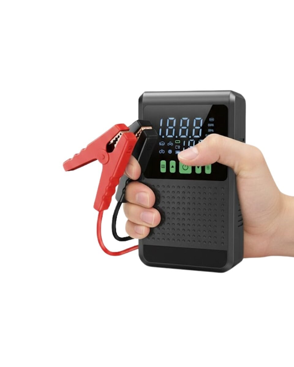 4’ü 1 Arada Jump Starter Hava Kompresörü Powerbank ve LED Fener Yeni Nesil