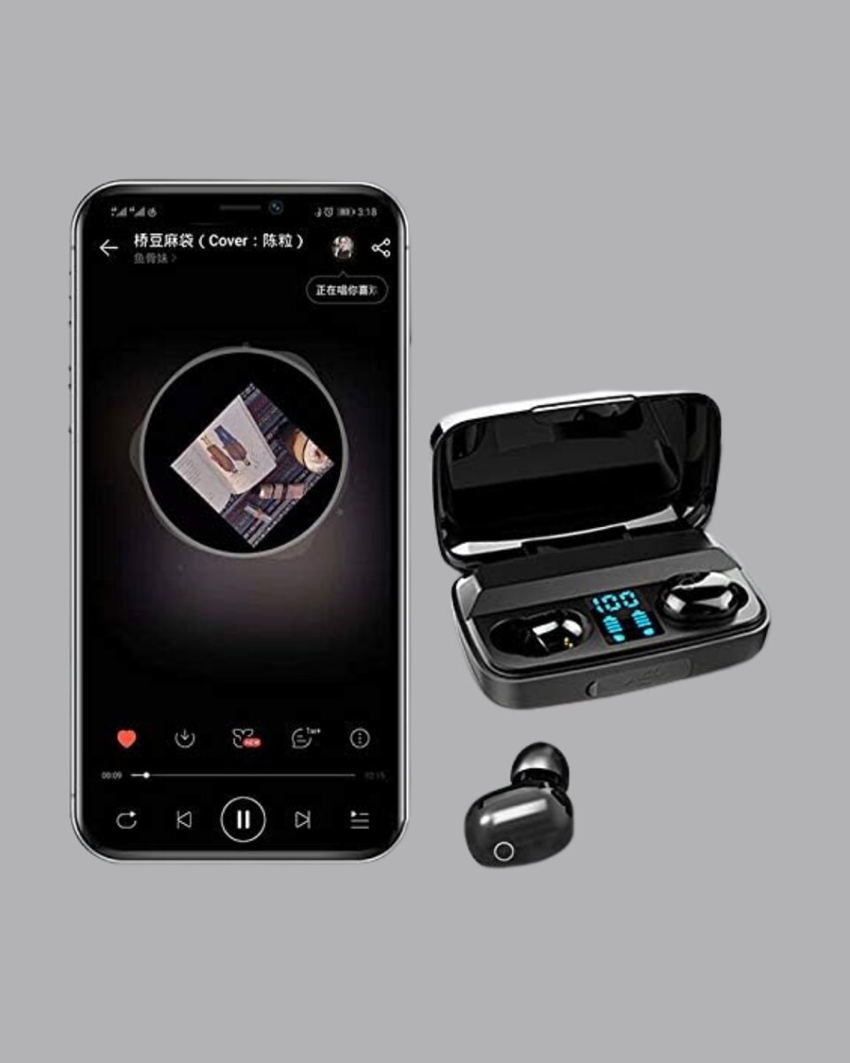 A10s Kablosuz Bluetooth Kulaklık – 1800mAh Powerbank, Otomatik Eşleşme, iOS/Android Uyumlu