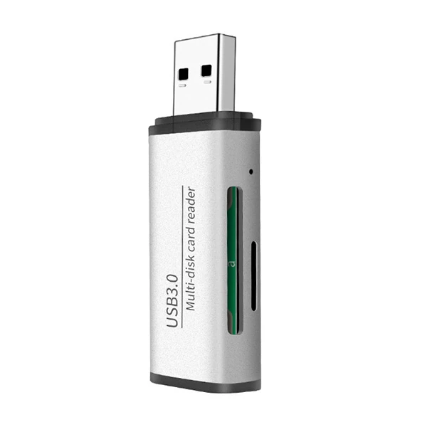 ADS-105 USB 3.0 Hızlı Card Reader SD/TF Hafıza Kart Okuyucu-(1903)