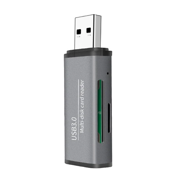 ADS-105 USB 3.0 Hızlı Card Reader SD/TF Hafıza Kart Okuyucu-(1903)