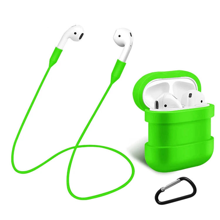 Airpods İçin Renkli Strap Kulaklık Askısı Darbe Emici Silikon Kılıf-(1903)