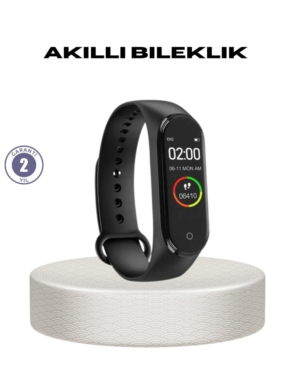 Akıllı Bileklik 0.96 İnç Ekran Kalp Atışlı Kan Basınçlı IP67 Suya Dayanıklı