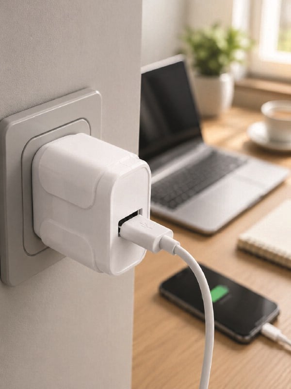 Akıllı Güvenlik Korumalı USB Şarj Başlığı 12W Güç Çıkışı