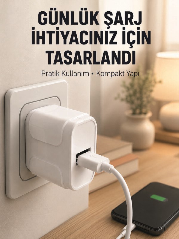 Akıllı Güvenlik Korumalı USB Şarj Başlığı 12W Güç Çıkışı