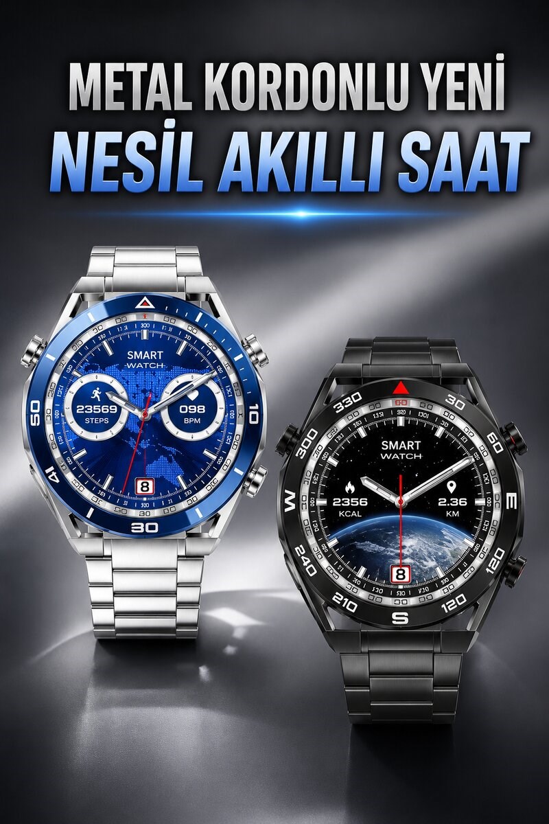 Akıllı Saat 2024 Model Arama Cevaplayan Uyku ve Sağlık Takibi
