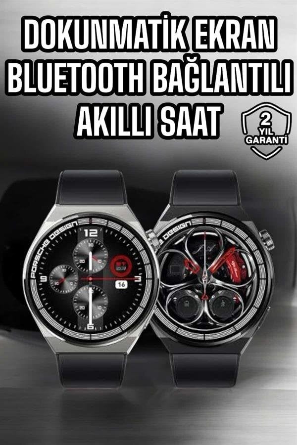 Akıllı Saat Dokunmatik Ekran Sesli Görüşme ve Bildirim Görme Sağlık Takibi