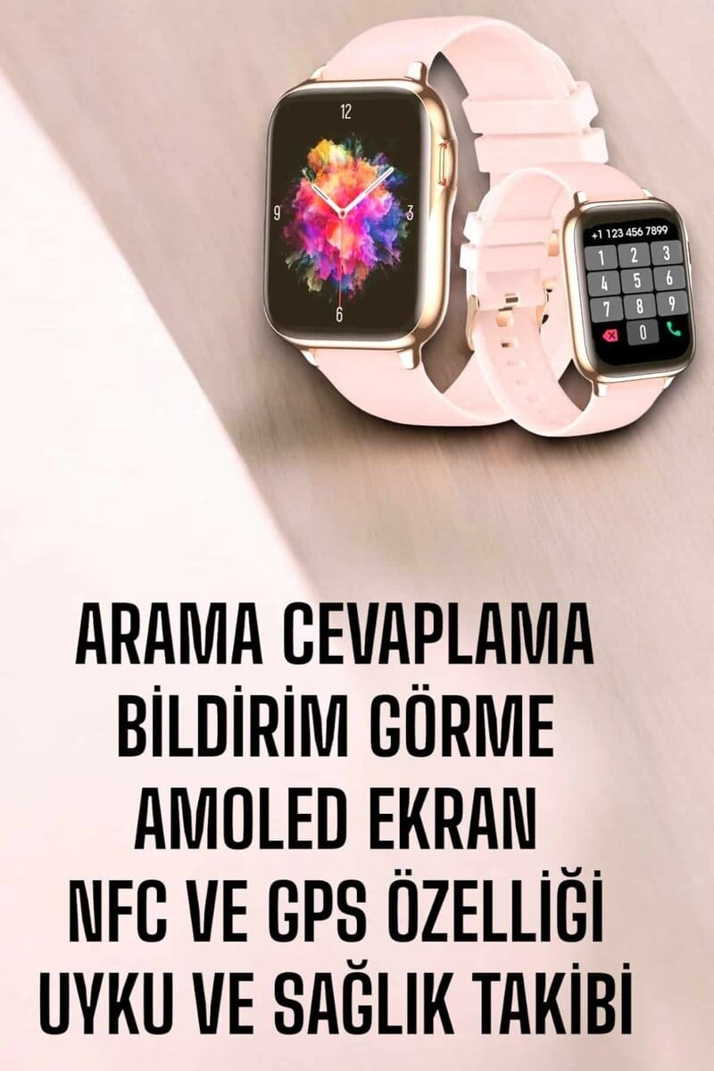Akıllı Saat Kadınlara Uyku Ve Sağlık Takibi Yapabilen Bileklik Hediyeli