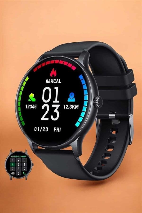 Akıllı Saat Sesli Görüşme Bluetooth Bağlantılı 3 Kordonlu