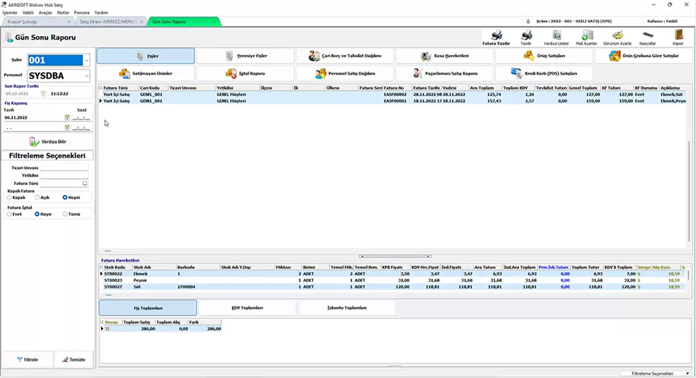 AKINSOFT WOLVOX HIZLI SATIŞ PROGRAMIAkınsoft