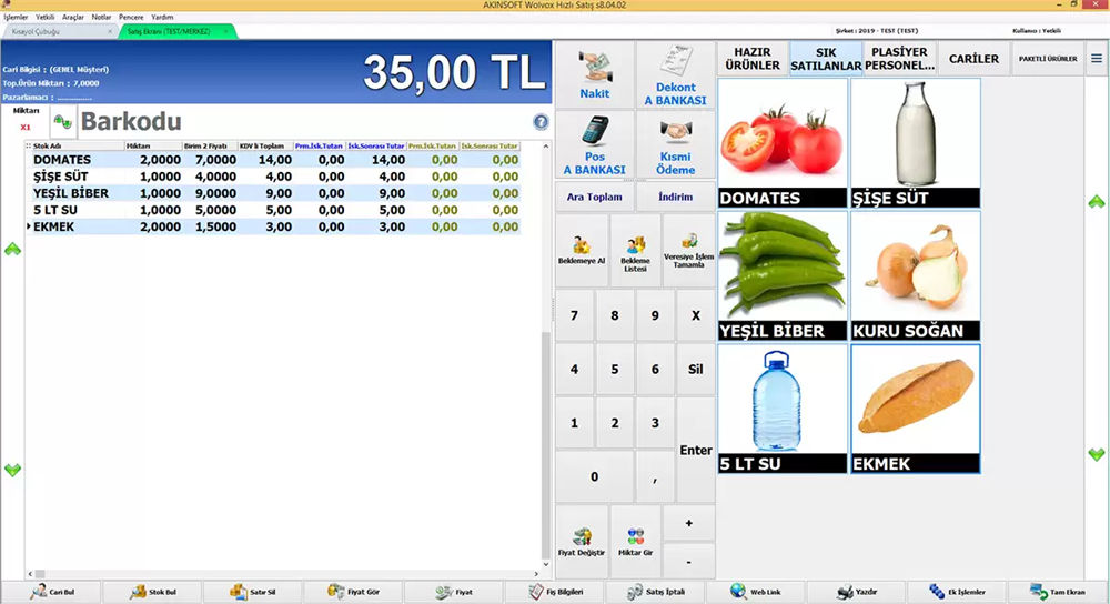 AKINSOFT WOLVOX HIZLI SATIŞ PROGRAMIAkınsoft