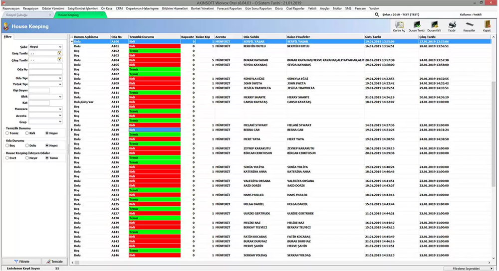 AKINSOFT WOLVOX OTEL YÖNETİMİ PROGRAMIAkınsoft