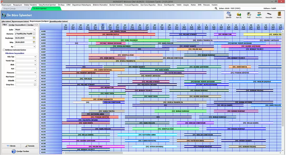 AKINSOFT WOLVOX OTEL YÖNETİMİ PROGRAMIAkınsoft