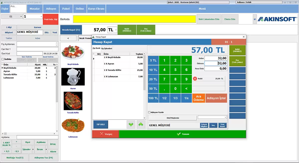 AKINSOFT WOLVOX RESTORAN YÖNETİMİ PROGRAMIAkınsoft
