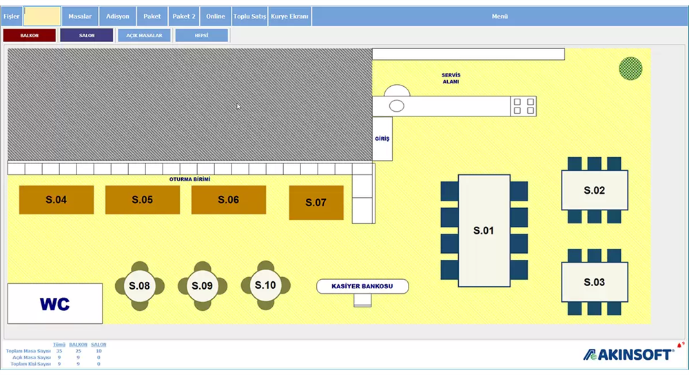 AKINSOFT WOLVOX RESTORAN YÖNETİMİ PROGRAMIAkınsoft
