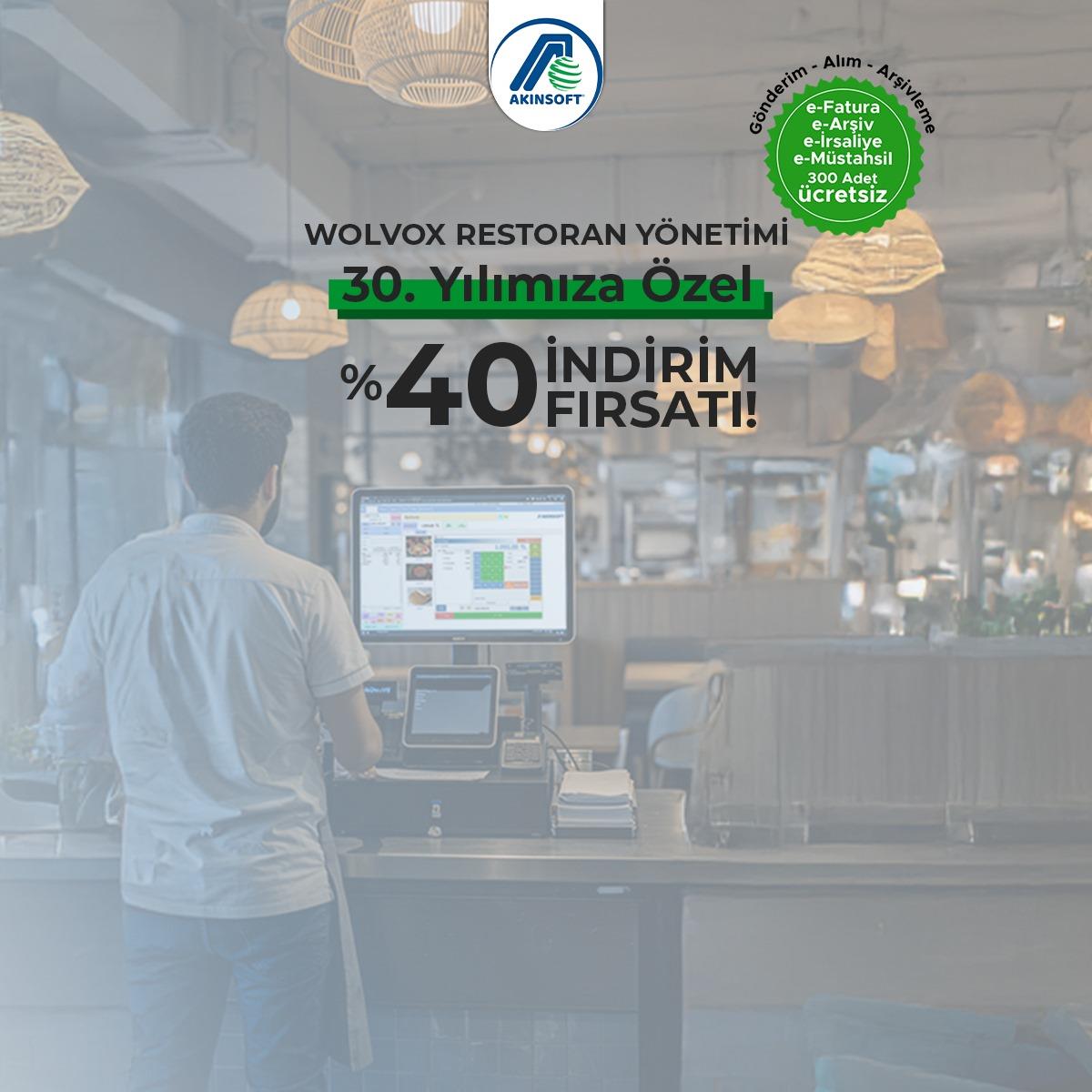 AKINSOFT WOLVOX RESTORAN YÖNETİMİ PROGRAMIAKINSOFT WOLVOX RESTORAN YÖNETİMİ PROGRAMI MobilDunyasi.com.tr - Güvenilir Teknoloji ve Alışverişin Adresi: Gaming, Güvenlik Kamera, Yangın Sistemleri, Akınsoft, Telefon ve Daha FazlasıAkınsoftAkınsoft