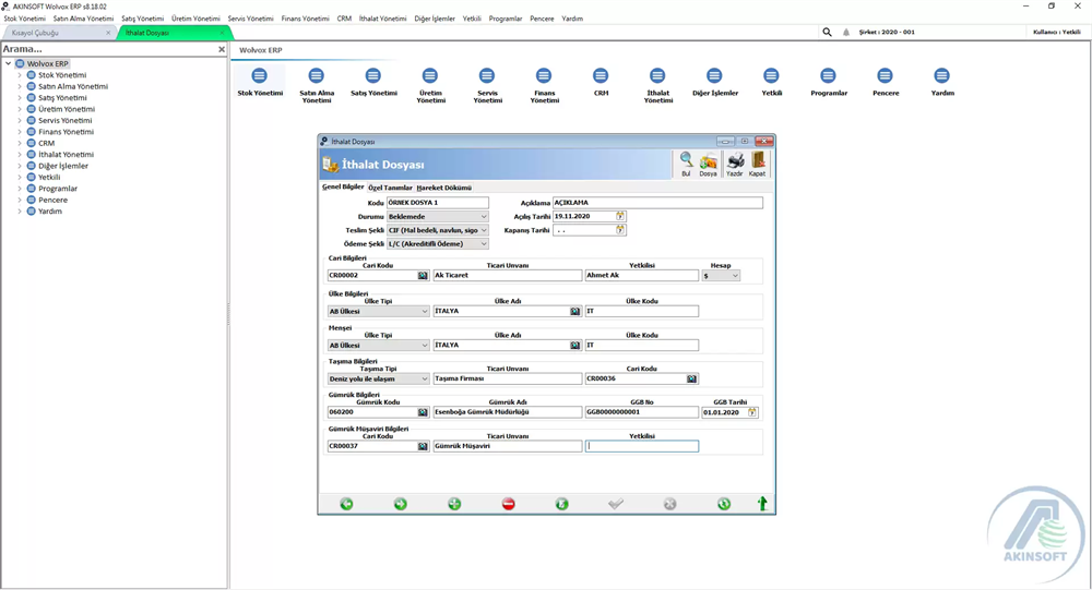AKINSOFT WOLVOX SAHA SATIŞ PROGRAMIAkınsoft Ön Muhasebe Programı SatışAkınsoft