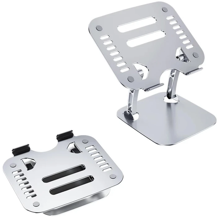 Ally  T602 Ayarlanabilir Katlanır Isı Havalandırmalı Alüminyum Laptop Standı-(1903)