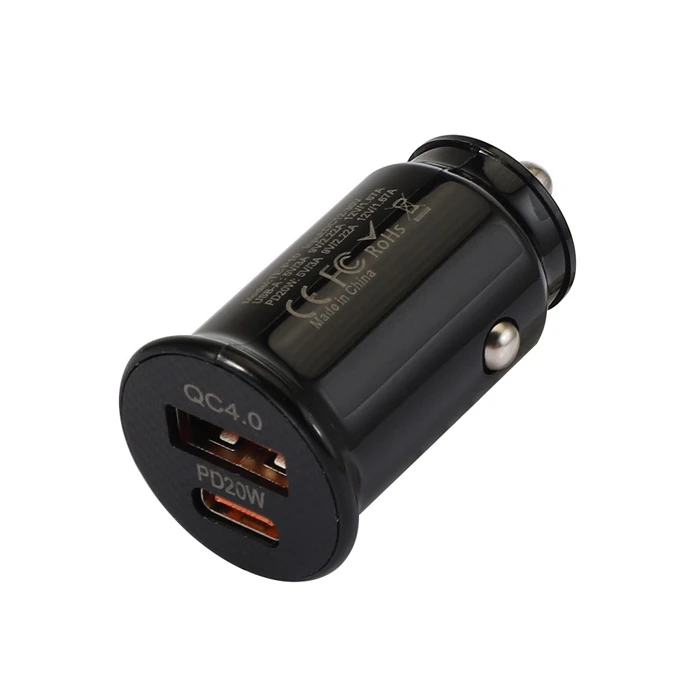 ALLY 20W USB Ve Type-c Çıkışlı Araç İçi Çakmaklık Hızlı Şarj Başlığı-(1903)