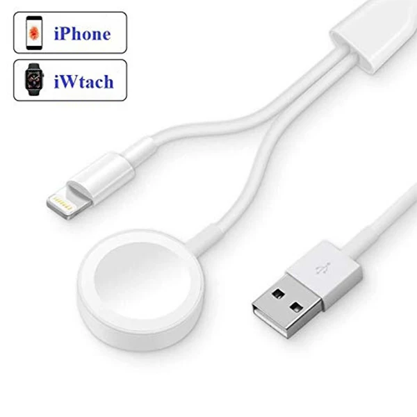 Ally 2in1 Apple Watch Şarj- İPhone Usb Şarj Kablosu-(1903)