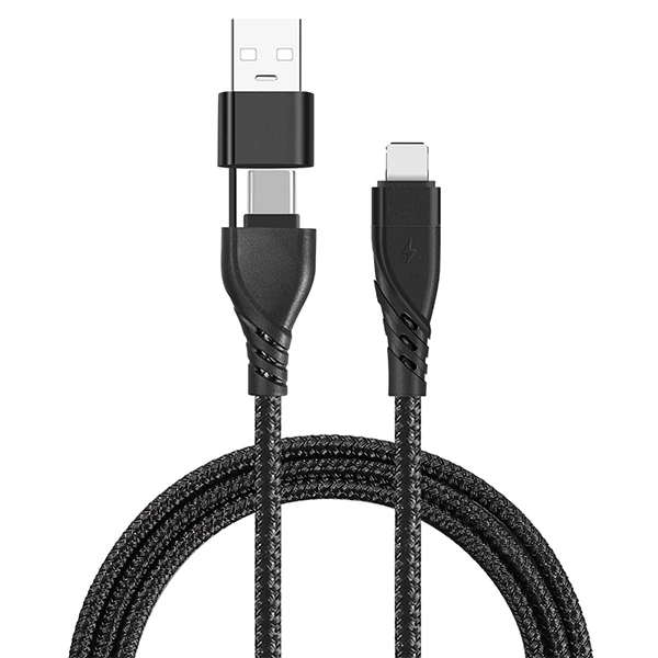 ALLY 2in1 USB Lightning To PD Kablosu+USB Kablo-(1903)