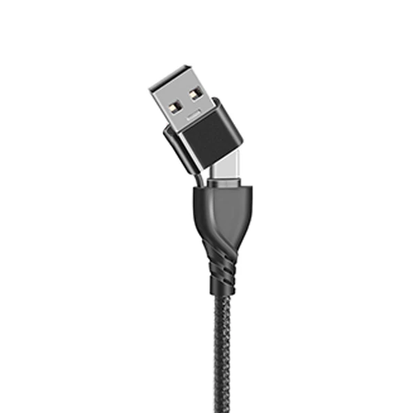 ALLY 2in1 USB Type C To PD Kablosu+USB Kablo-(1903)