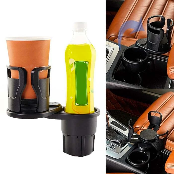 Ally 360° Döndürülebilir Araç Bardaklık 2li Araç İçecek Tutacağı Braketi-(1903)