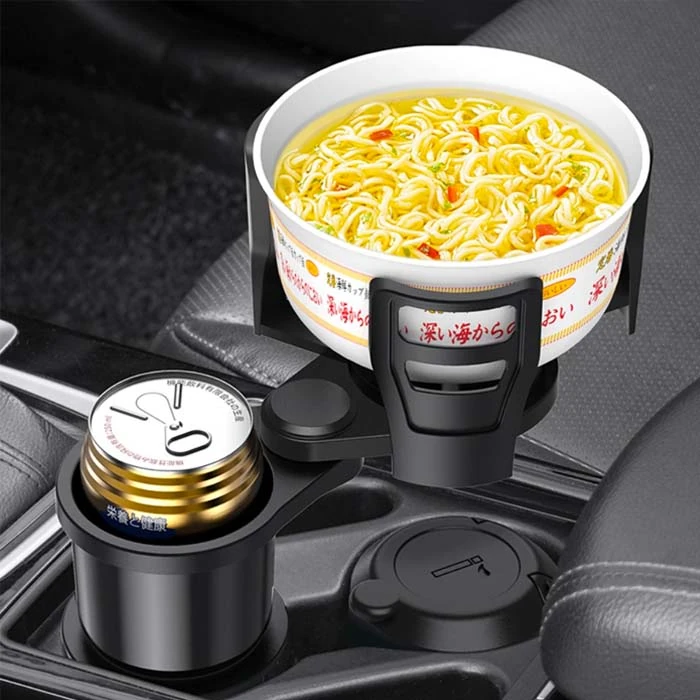 Ally 360° Döndürülebilir Araç Bardaklık 2li Araç İçecek Tutacağı Braketi-(1903)