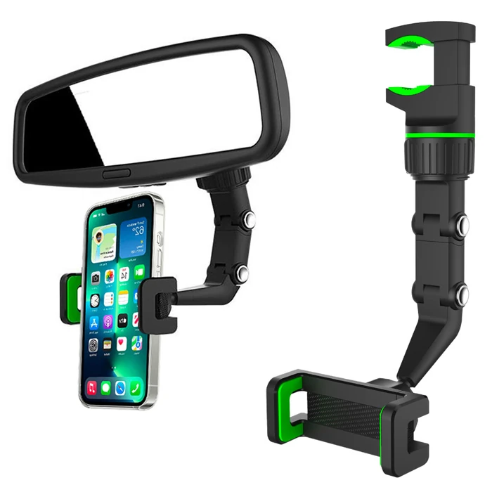 ALLY 360 Dönebilen Multifonksiyonel Dikiz Aynası Araç Telefon Tutucu-(1903)