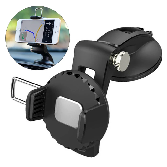 Ally 360 Dönebilen Torpido Üstü Vakumlu Araç Oto Telefon Tutucu-(1903)