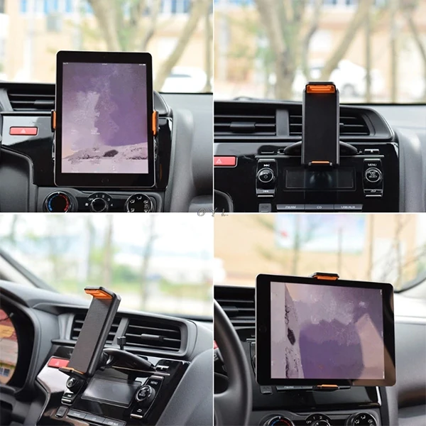 ALLY 360 Döner Araç CD Yuvası Tablet Tutucu Büyük Ekran Tutucu 11.50-19CM-(1903)