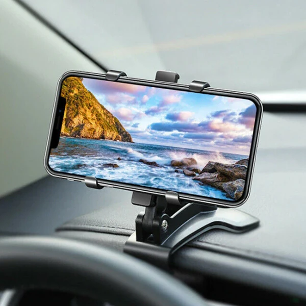 ALLY 360 Dönerli  Mouth Oto-Araç Torpido Uzeri Telefon Tutucu-(1903)