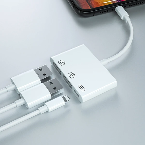 ALLY 3in1 İPhone/İPAD lightning To Usb Kamera Okuyucu-(1903)