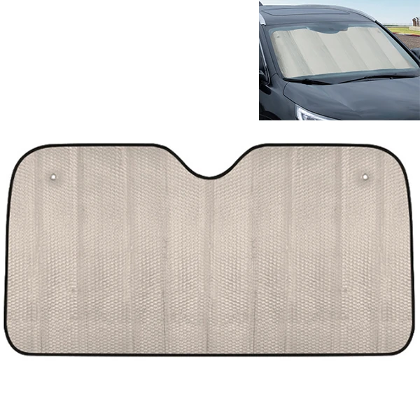 ALLY 5 Katmanlı Alüminyum Katlanabilir Araç Ön Cam Güneşliği -140x70 Isı Yalıtımlı-(1903)