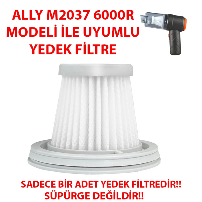 Ally 6000r Araç Süpürgesi için Yedek Filtre-(1903)